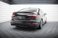 Maxton Design Street+ Mittlerer Diffusor RACE passend für Audi S4 B9 Facelift schwarz Hochglanz