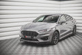 Maxton Design Street+ Spoilerlippe Front Ansatz V.1 passend für Ford Mondeo ST-Line Mk5 Facelift schwarz Hochglanz