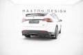 Maxton Design Street+ Mittlerer Diffusor RACE V.2 passend für Tesla Model X Mk1 Facelift schwarz Hochglanz