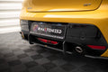Maxton Design Street Pro Heck Ansatz Flaps Diffusor + Flaps passend für Peugeot 208 GT Mk2 schwarz Hochglanz