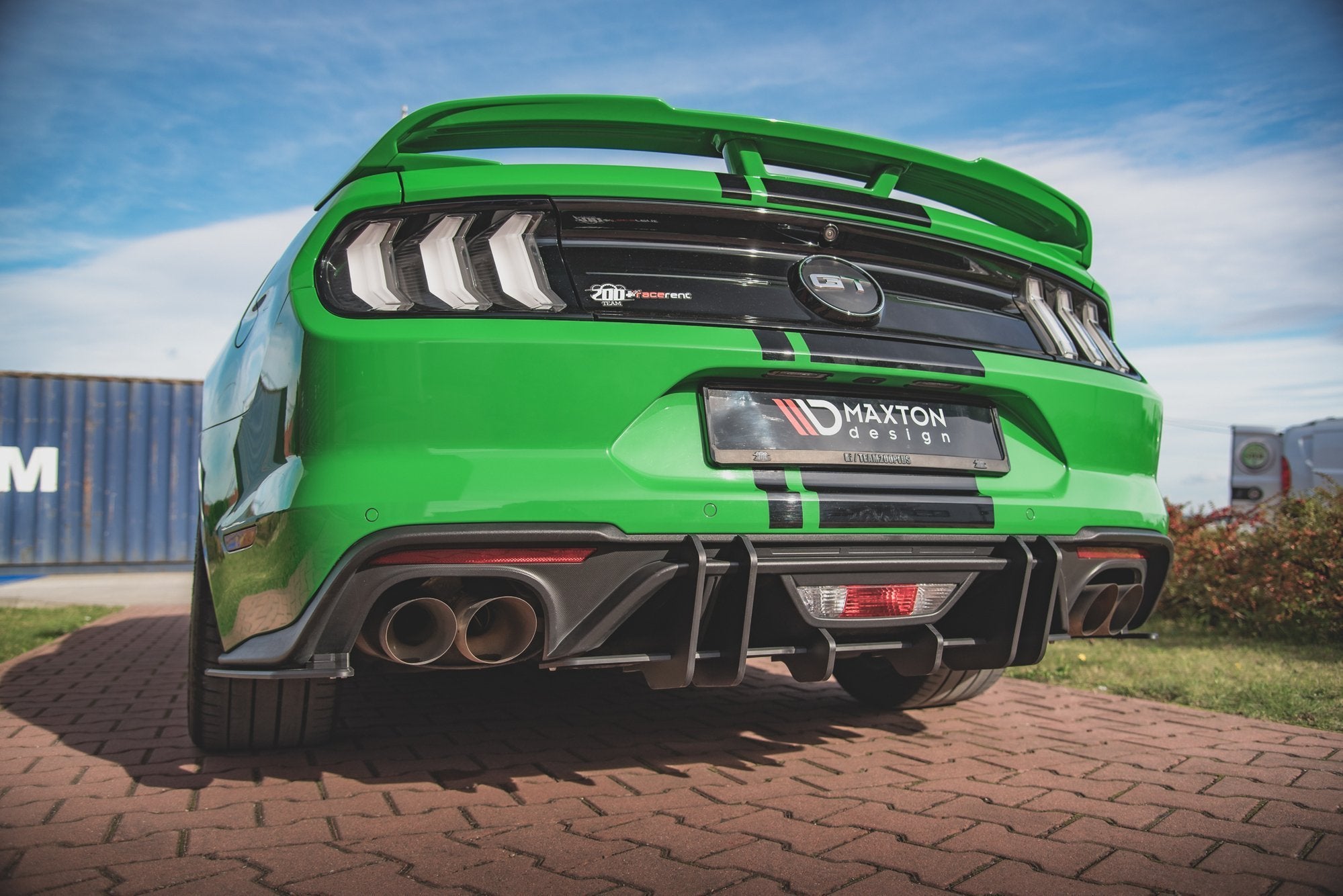 Maxton Design Street Pro Heckschürze passend für Ford Mustang GT Mk6 Facelift