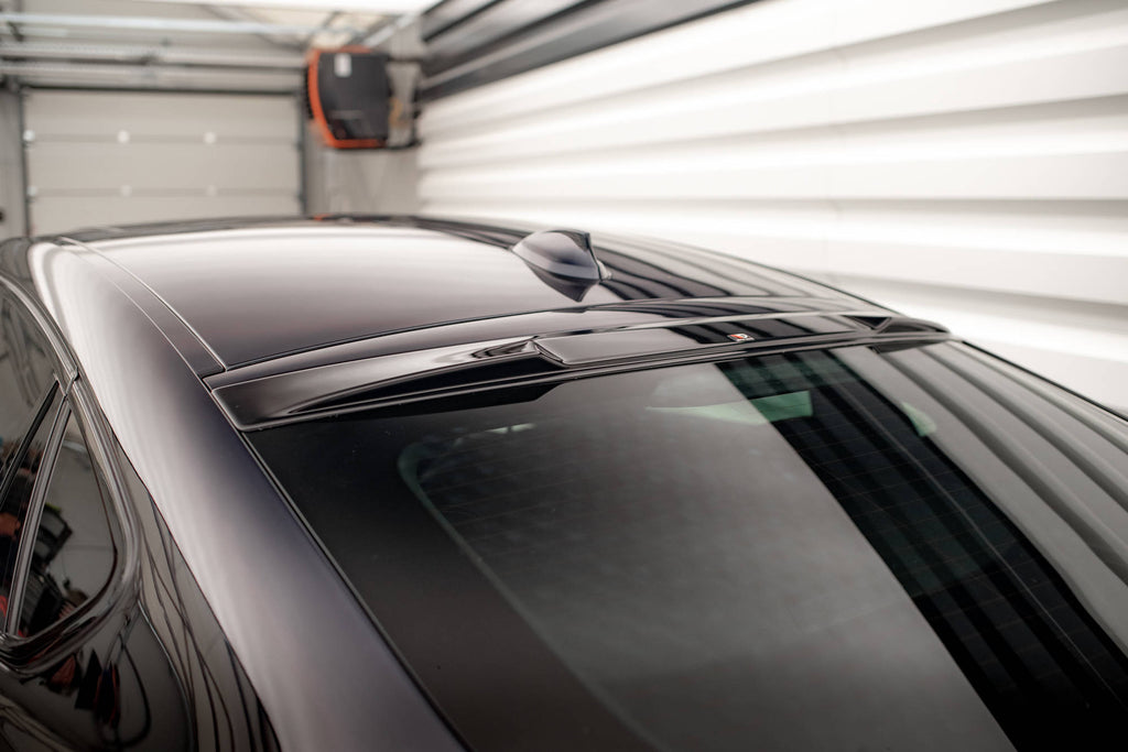 Maxton Design Heckscheiben Spoiler passend für BMW X6 F16 M-Paket / X6 M F86 schwarz Hochglanz