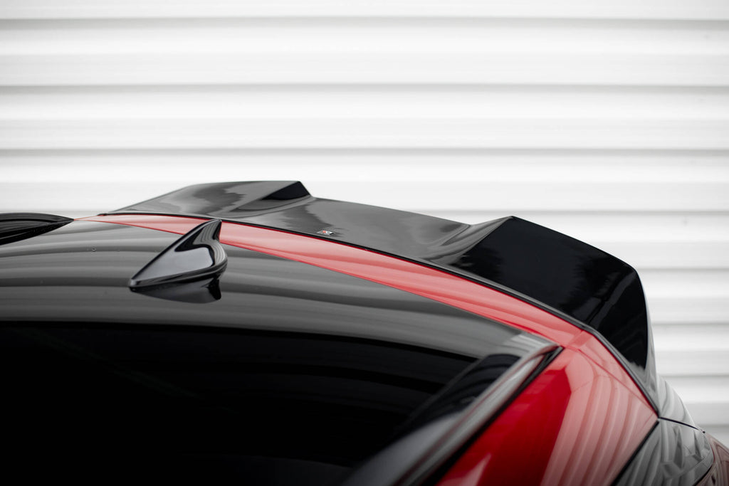 Maxton Design Spoiler CAP 3D passend für Hyundai Tucson N-Line Mk4 Facelift schwarz Hochglanz