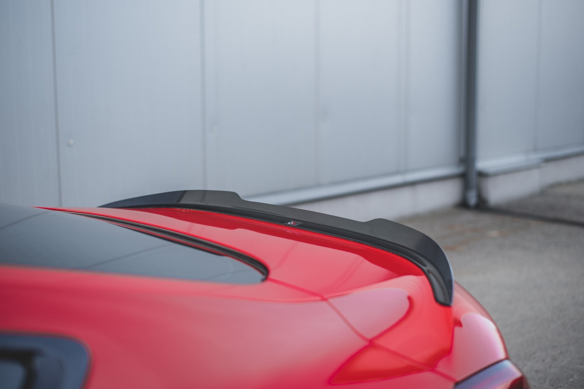 Maxton Design Spoiler CAP passend für BMW 8 Coupe M-Paket G15 schwarz Hochglanz