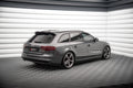 Maxton Design Spoiler CAP passend für Audi A4 S-Line / S4 Avant B8 Facelift schwarz Hochglanz