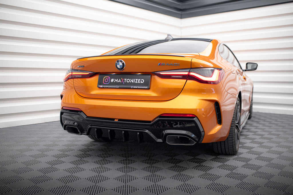Maxton Design Diffusor Heck Ansatz passend für BMW M440i / M440d G22 / G23 / G22 Facelift / G23 Facelift