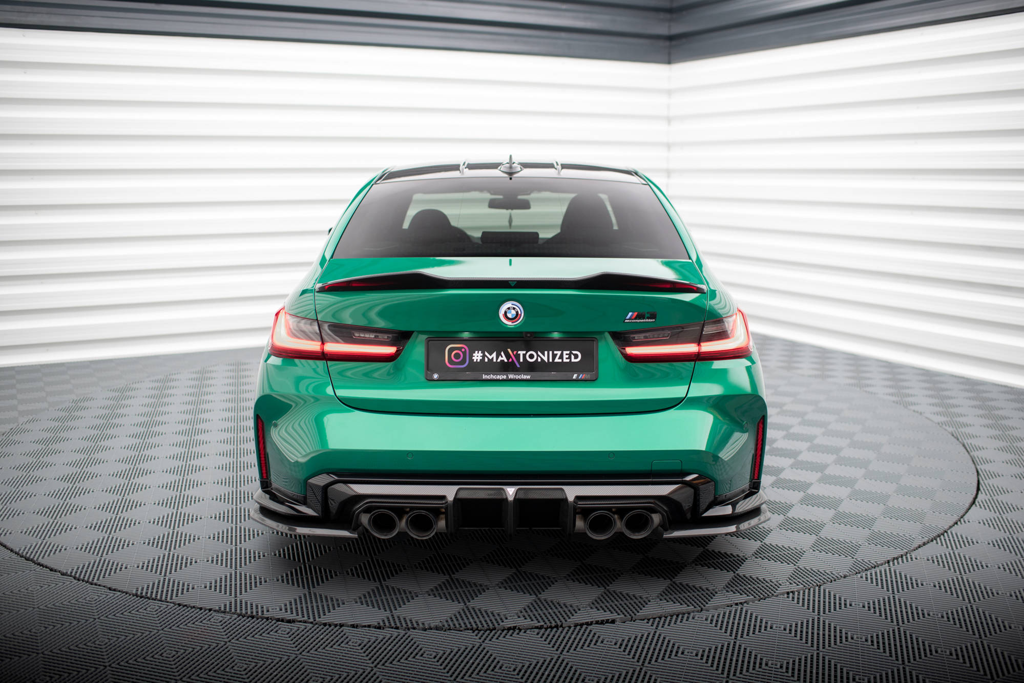 Maxton Design Prepreg Carbon Fiber Heckklappenspoiler BMW M3 G80 / M340i G20 / 3 M-Paket G20 / 3 Standard G20 für BMW 3er G20