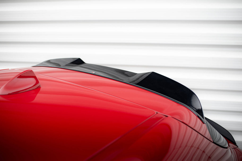 Maxton Design Höher Spoiler CAP 3D passend für Alfa Romeo Tonale Mk1 schwarz Hochglanz