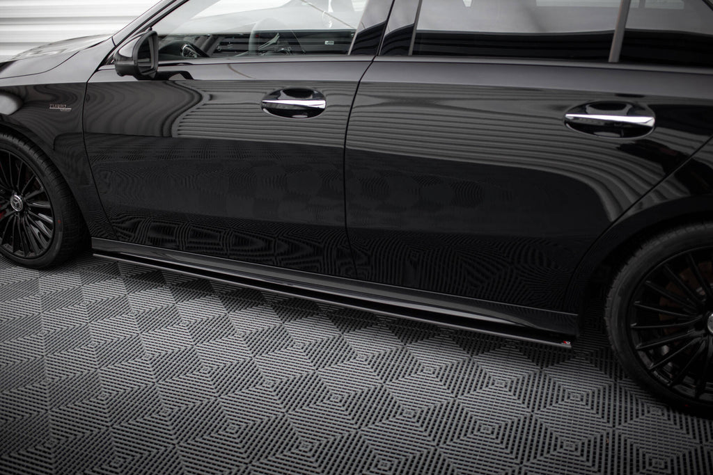 Maxton Design Street Pro Street+ Seitenschweller Leisten passend für Mercedes-AMG A35 W177 Facelift
