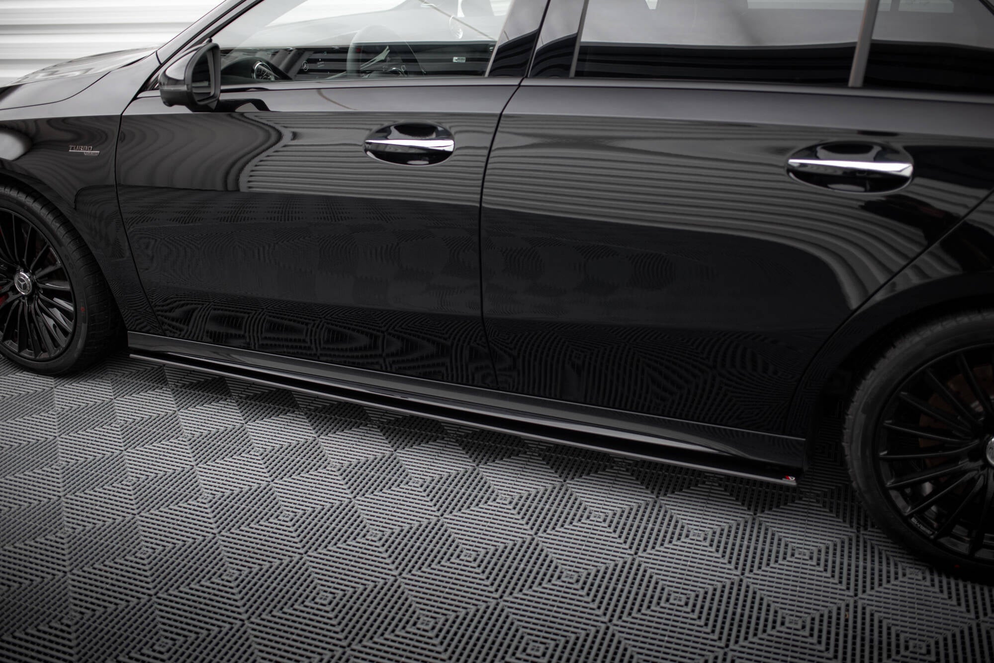 Maxton Design Street Pro Street+ Seitenschweller Leisten passend für Mercedes-AMG A35 W177 Facelift