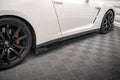 Maxton Design Street+ Seitenschweller Leisten + Flaps passend für Nissan GTR R35 Facelift