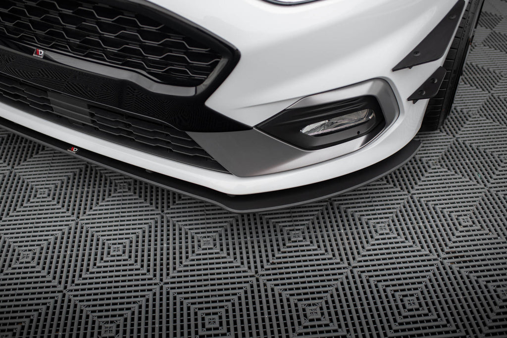 Maxton Design Street Pro Street+ Spoilerlippe Front Ansatz passend für Ford Fiesta Mk8 ST / ST-Line