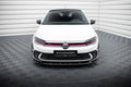 Maxton Design Street+ Spoilerlippe Front Ansatz V.2 passend für VW Polo GTI Mk6 Facelift schwarz Hochglanz