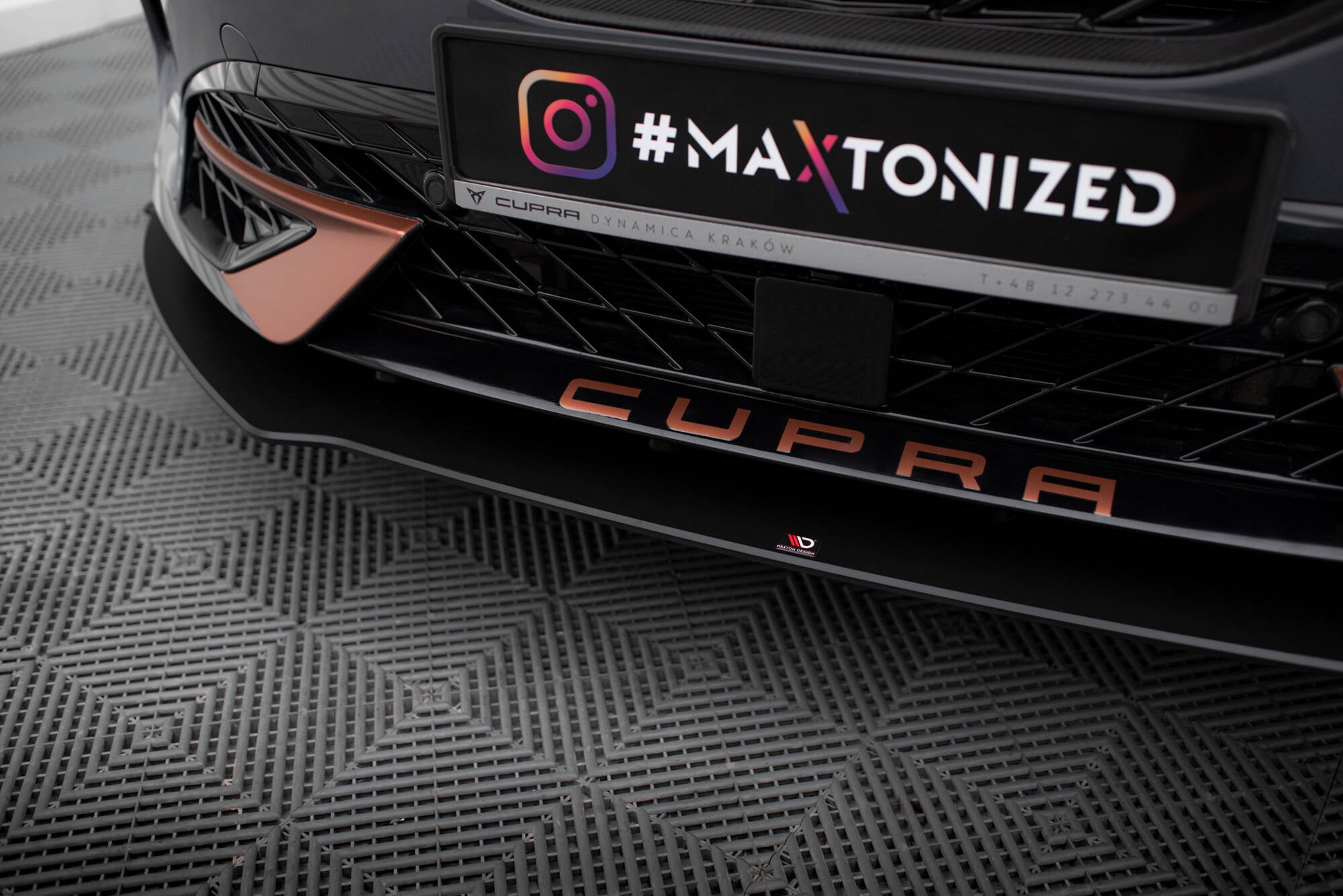 Maxton Design Street Pro Street+ Spoilerlippe Front Ansatz passend für Cupra Formentor Mk1