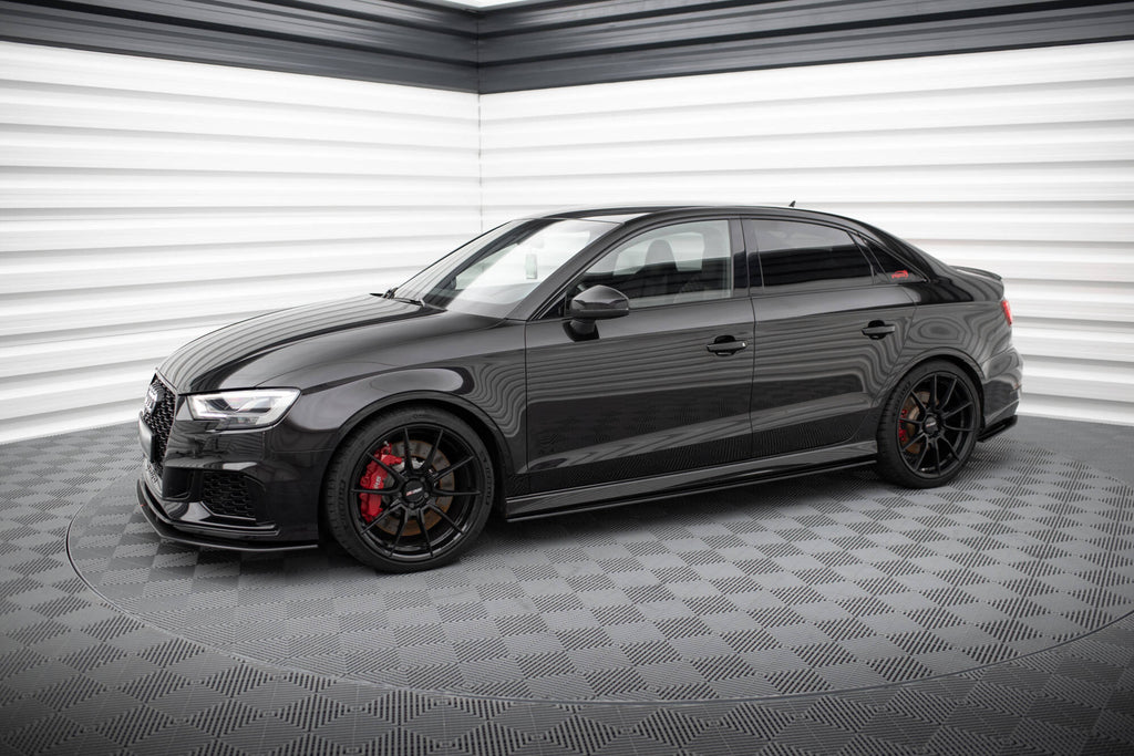 Maxton Design Street Pro Street+ Seitenschweller Leisten passend für Audi RS3 Limousine 8V Facelift