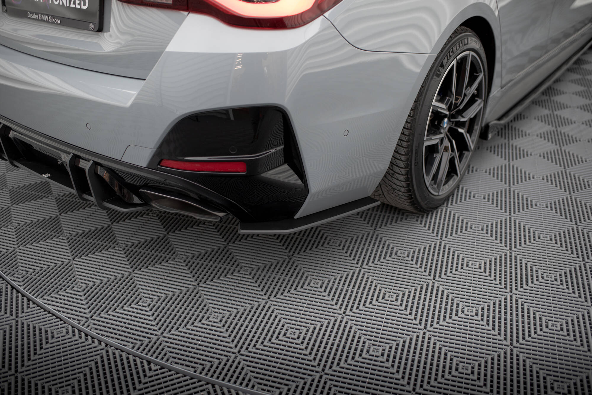 Maxton Design Street Pro Heck Ansatz Flaps Diffusor passend für BMW 4er Gran Coupe M440i G26