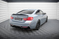 Maxton Design Heck Ansatz Flaps Diffusor V.4 passend für BMW 4er Coupe M-Paket F32 schwarz Hochglanz