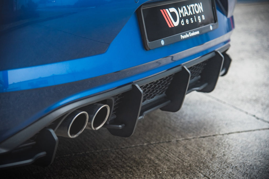 Maxton Design Robuste Racing Diffusor Heck Ansatz passend für VW Polo GTI Mk6