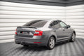 Maxton Design Spoiler CAP passend für Skoda Octavia Liftback Mk3 Facelift schwarz Hochglanz