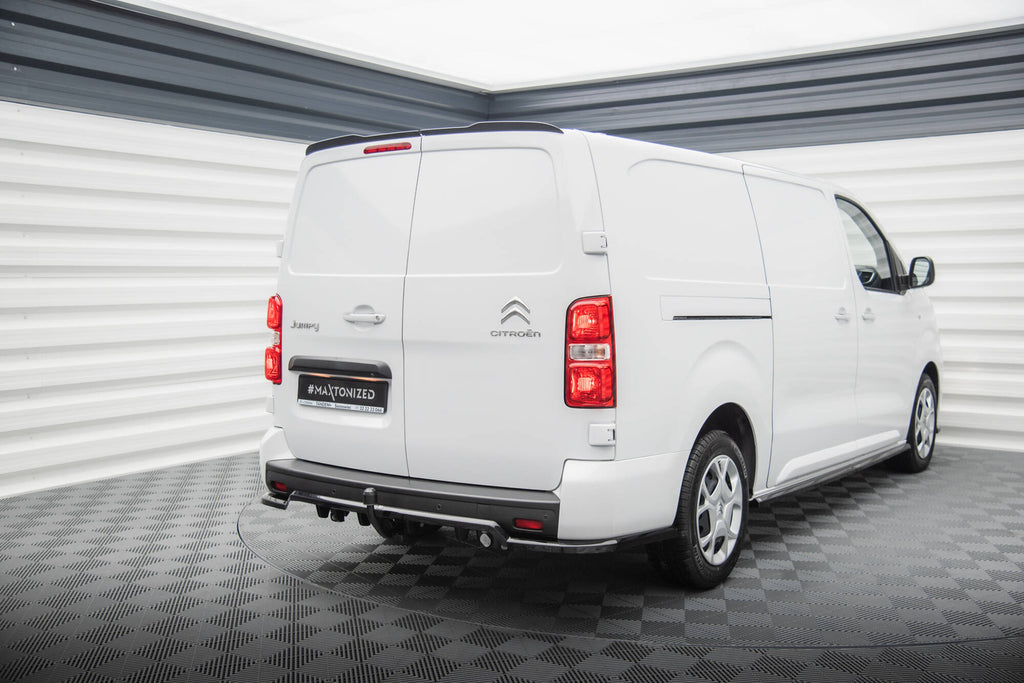 Maxton Design Spoiler CAP passend für Citroen Jumpy Mk3 schwarz Hochglanz