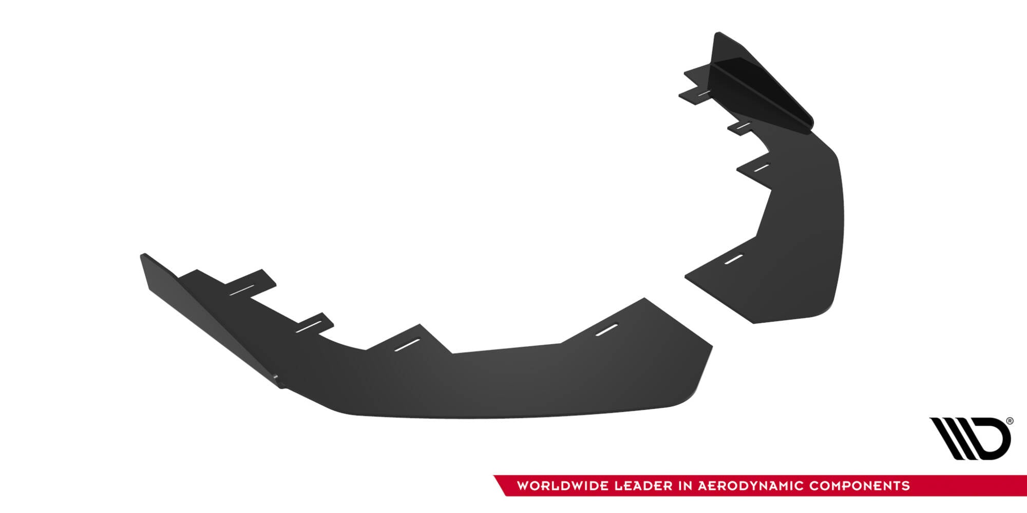 Maxton Design Flaps VW Golf GTI / GTE / R-Line Mk8 Facelift schwarz Hochglanz für Volkswagen Golf Mk8 Facelift