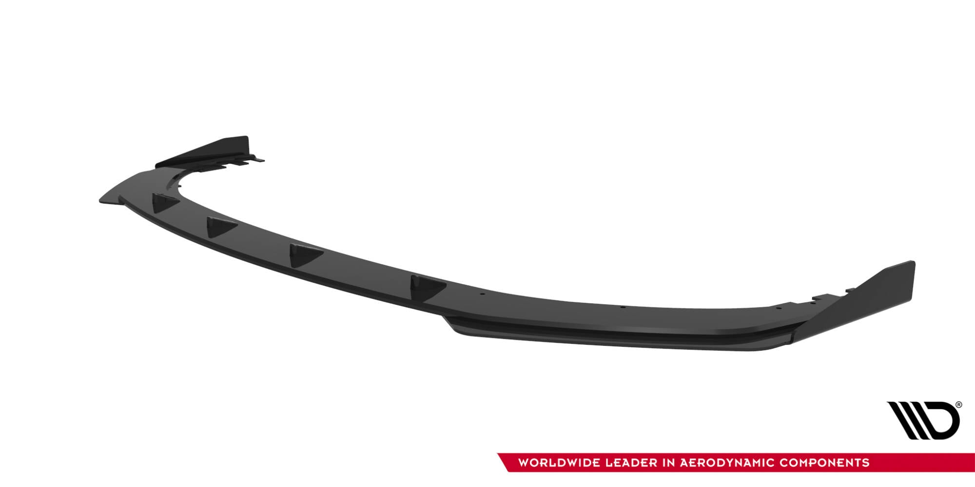 Maxton Design Street Pro Street+ Spoilerlippe Front Ansatz + Flaps passend für BMW 2 M-Paket / M235i Gran Coupe F74 schwarz Hochglanz