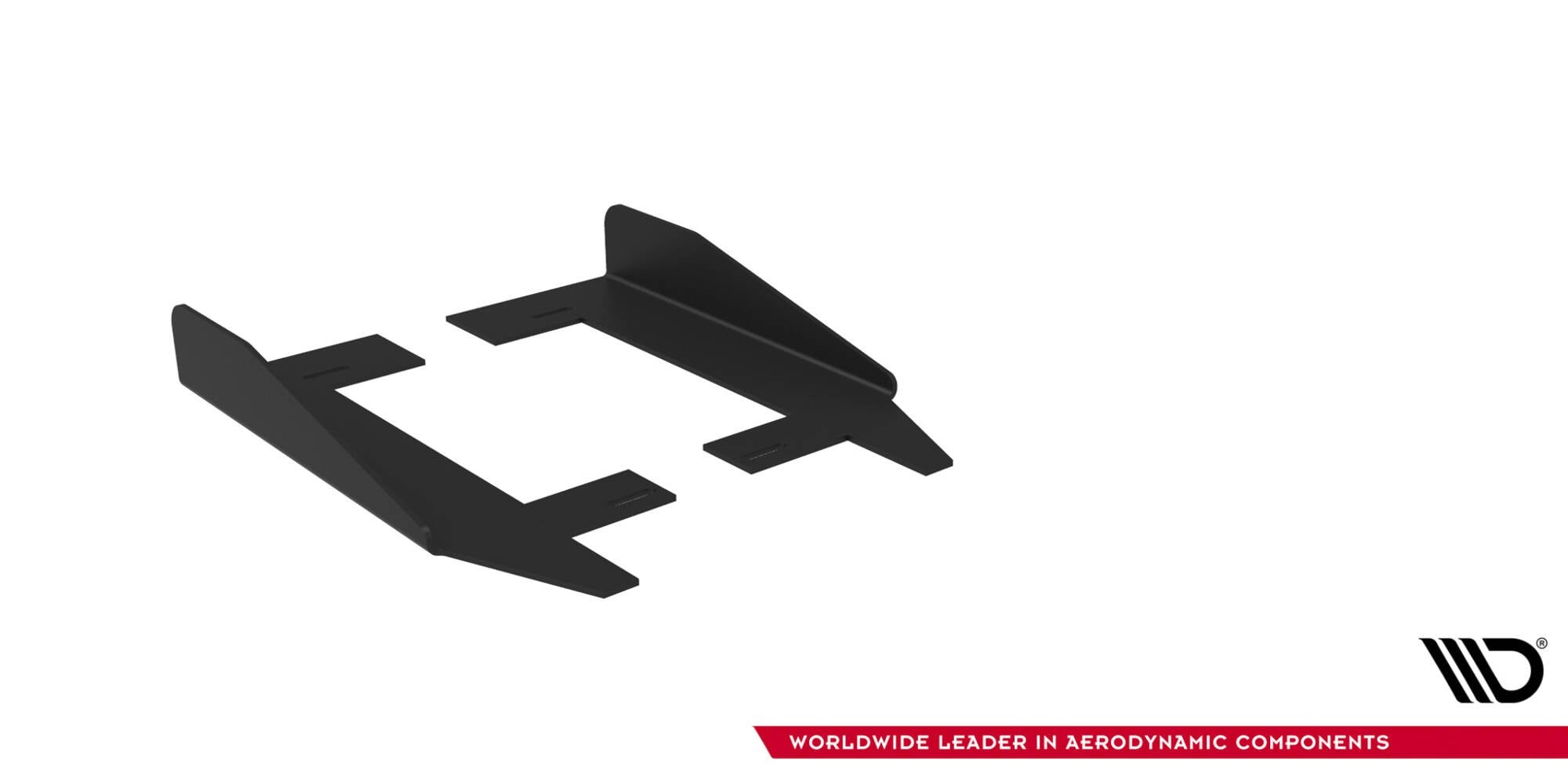 Maxton Design Seitenschweller Flaps passend für Ford Mustang GT Mk6 schwarz Hochglanz
