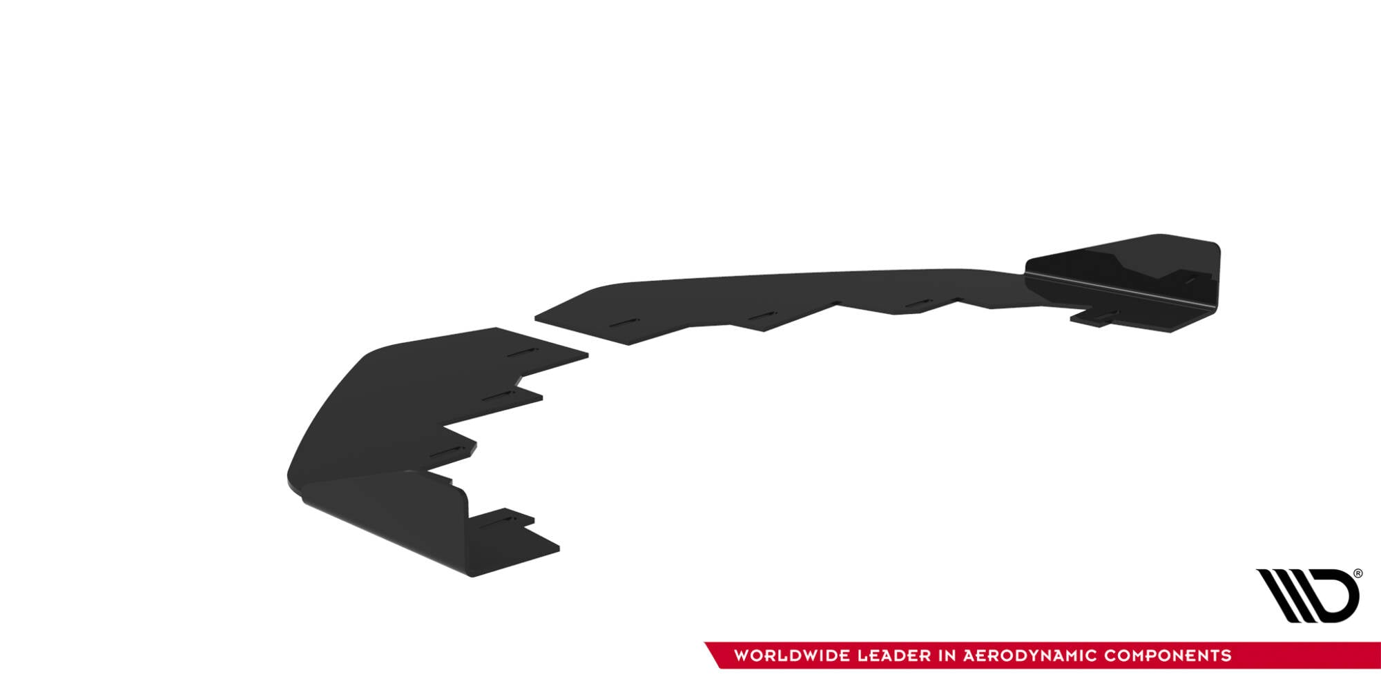 Maxton Design Front Stoßstange Flaps passend für Flaps Mercedes-AMG CLE 53 C236 schwarz Hochglanz