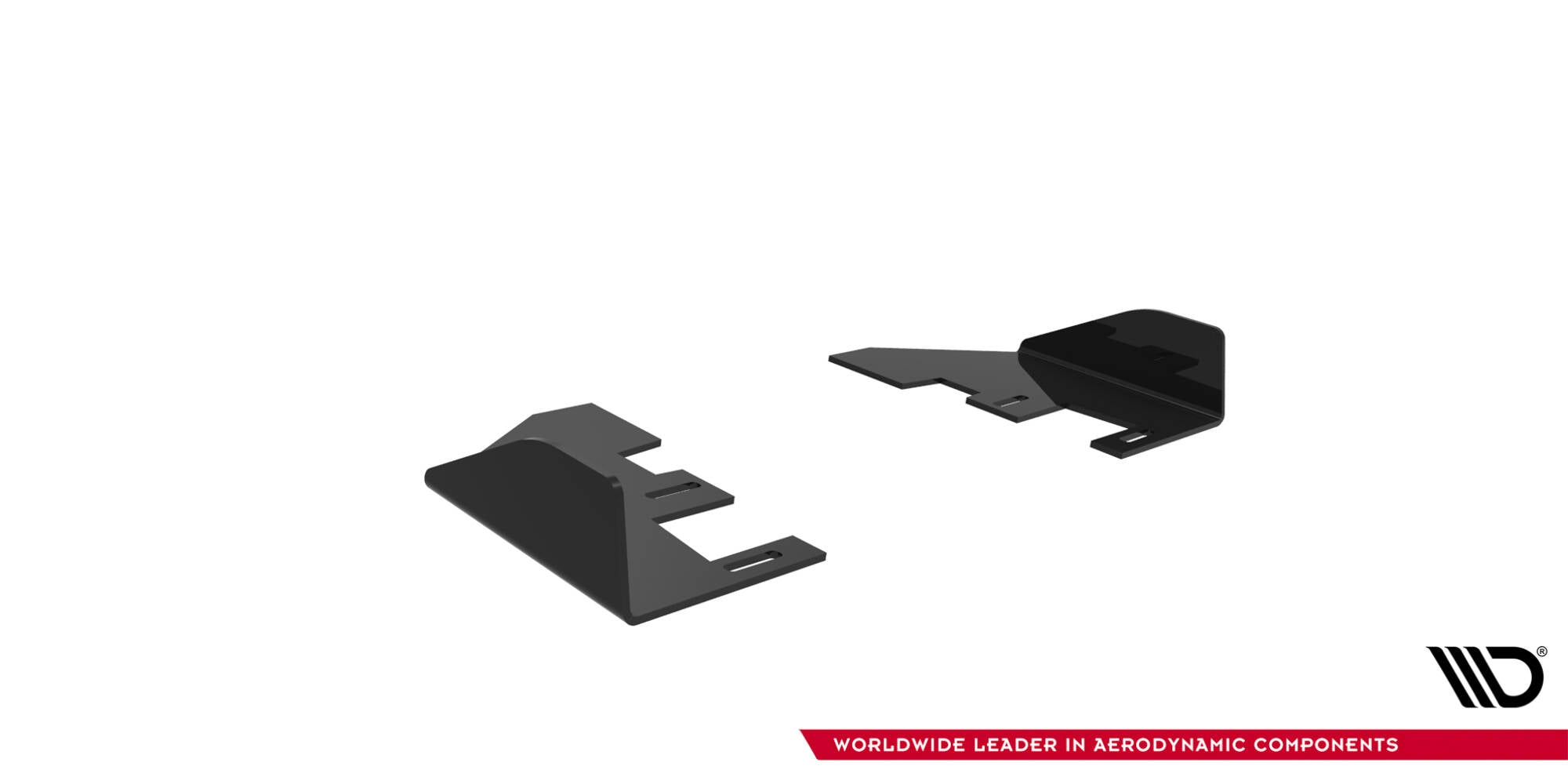 Maxton Design Hintere Seiten Flaps passend für BMW 1er M-Paket F70 schwarz Hochglanz