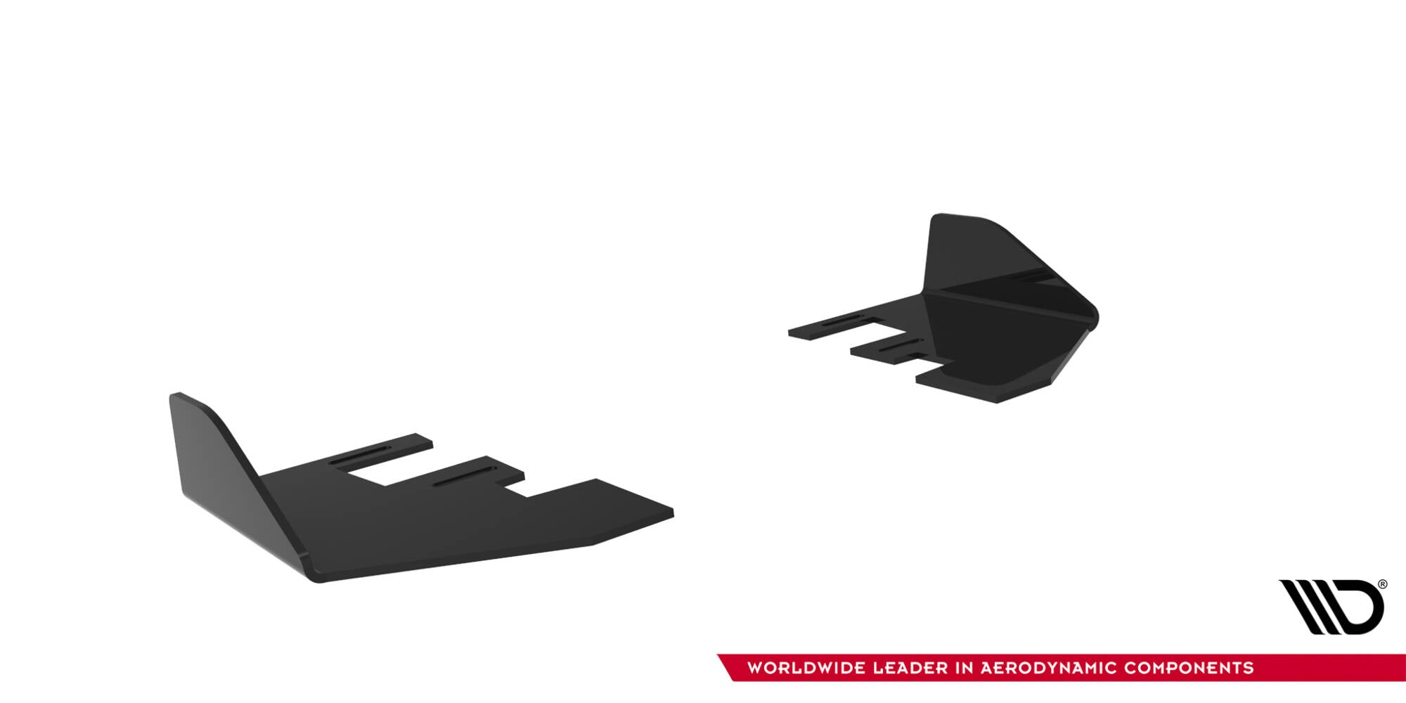 Maxton Design Hintere Seiten Flaps passend für BMW 1er M-Paket F70 schwarz Hochglanz