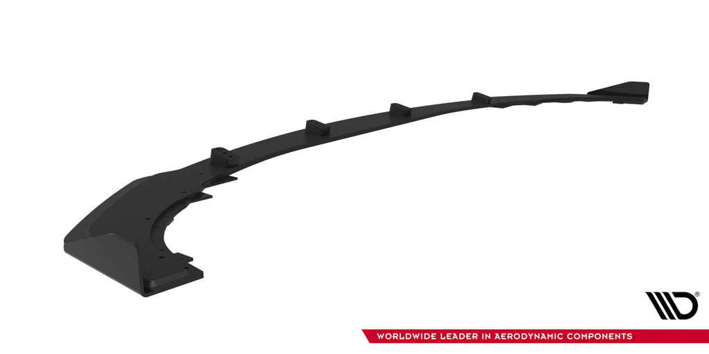 Maxton Design Street Pro Street+ Spoilerlippe Front Ansatz + Flaps passend für Mercedes-AMG CLE 53 C236 schwarz Hochglanz