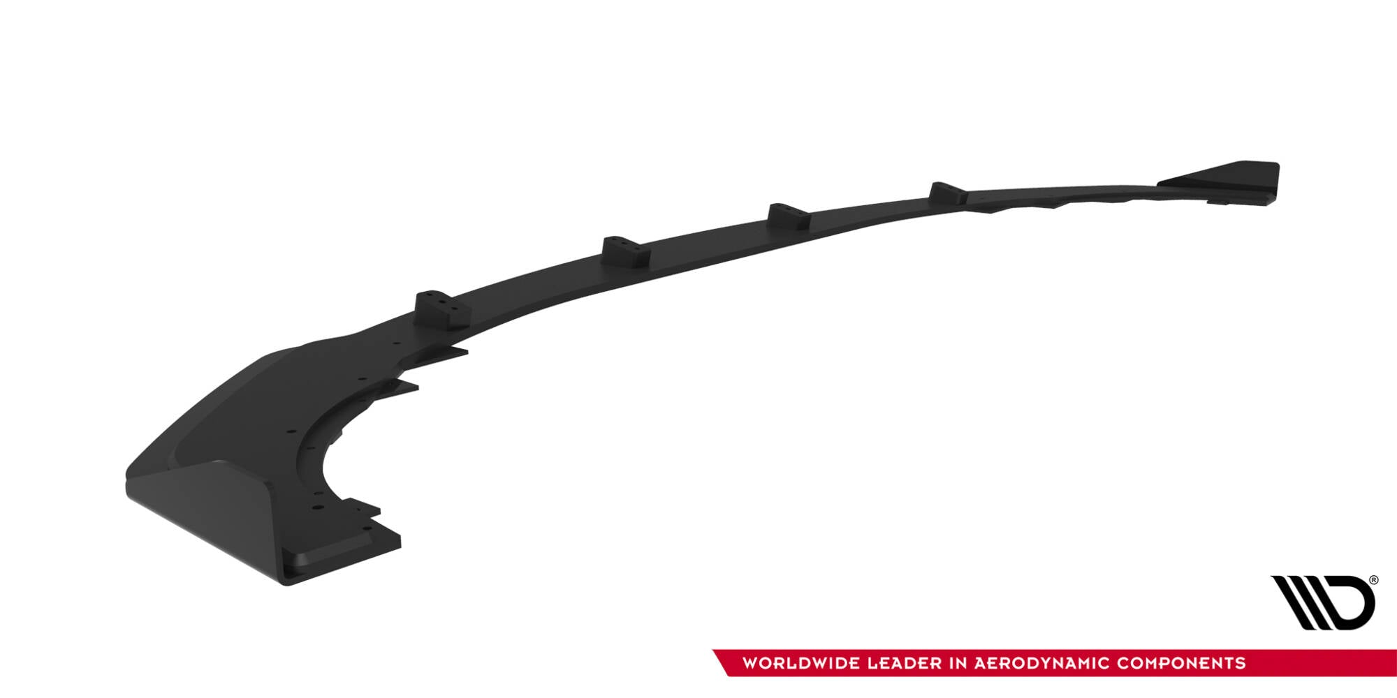 Maxton Design Street Pro Street+ Spoilerlippe Front Ansatz + Flaps passend für Mercedes-AMG CLE 53 C236 schwarz Hochglanz