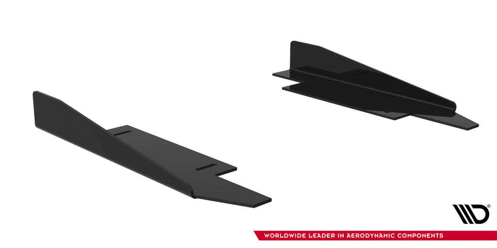 Maxton Design Seitenschweller Flaps passend für Subaru Impreza WRX STI Mk3 Facelift schwarz Hochglanz
