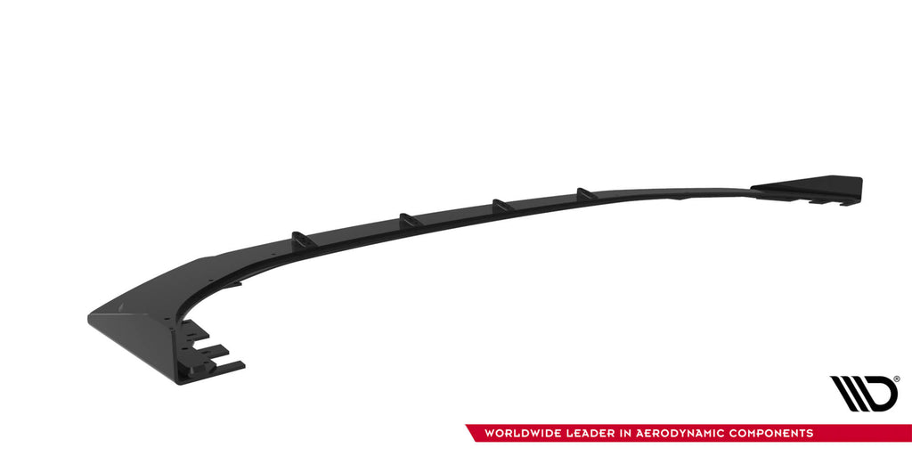 Maxton Design Street Pro Street+ Spoilerlippe Front Ansatz + Flaps passend für BMW 2 M-Paket / M235i Gran Coupe F74 schwarz Hochglanz