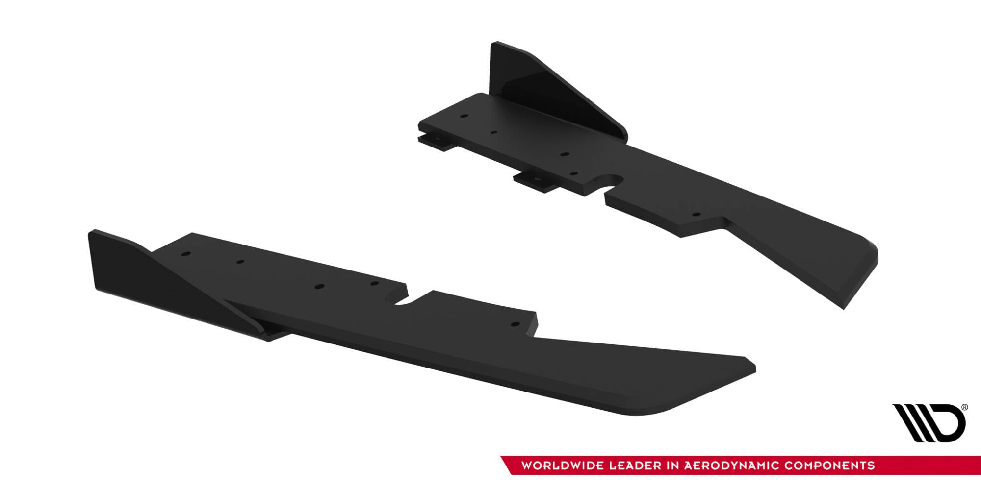 Maxton Design Street Pro Heck Ansatz Flaps Diffusor + Flaps passend für Ford Subaru Impreza WRX STI Mk3 Facelift schwarz Hochglanz