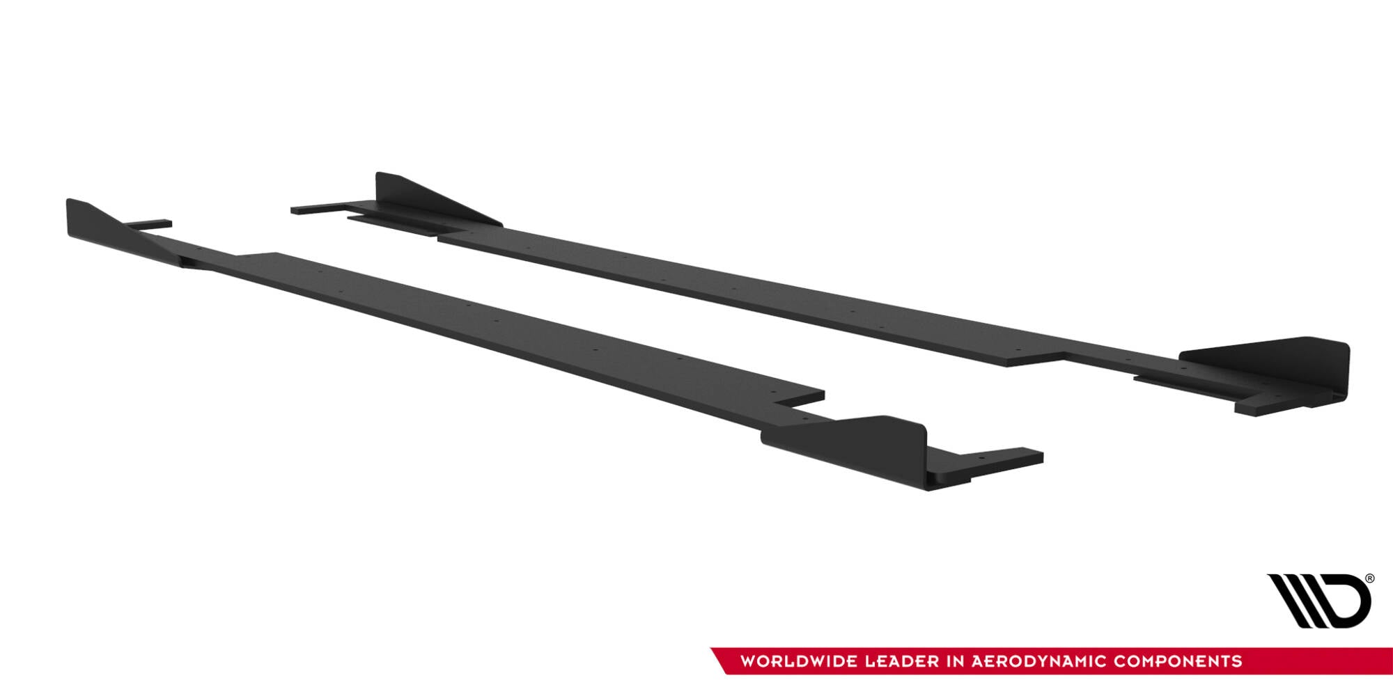 Maxton Design Street Pro Street+ Seitenschweller Leisten + Flaps passend für Subaru Impreza WRX STI Mk3 Facelift schwarz Hochglanz