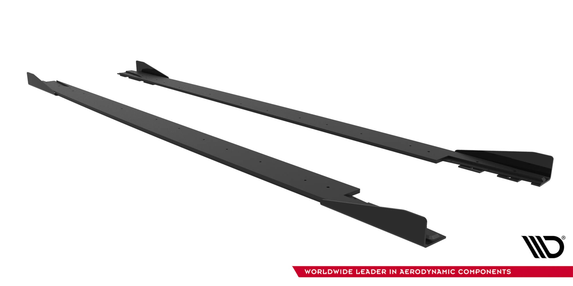 Maxton Design Street Pro Street+ Seitenschweller Leisten + Flaps passend für Mercedes-AMG CLE 53 Aero C236 schwarz Hochglanz