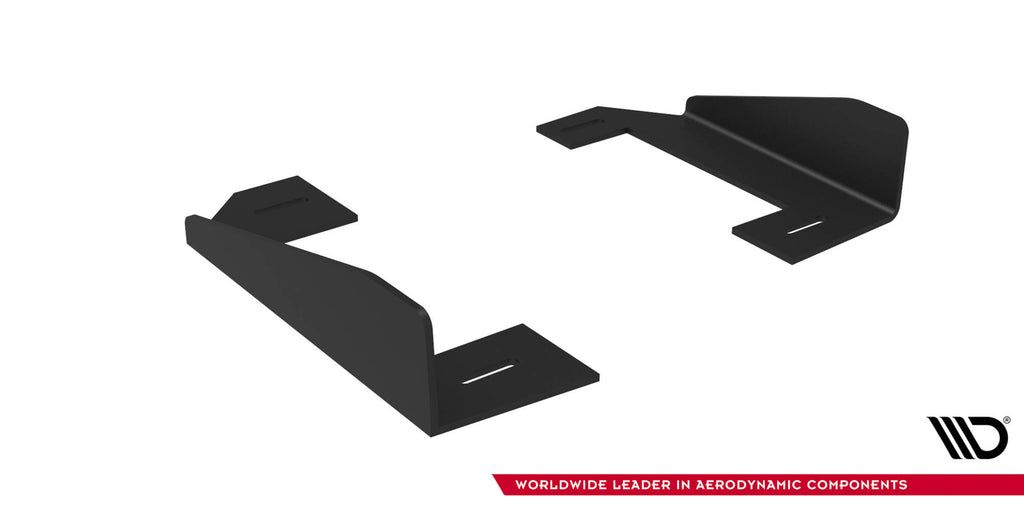 Maxton Design Seitenschweller Flaps passend für Audi RS5 Sportback F5 schwarz Hochglanz