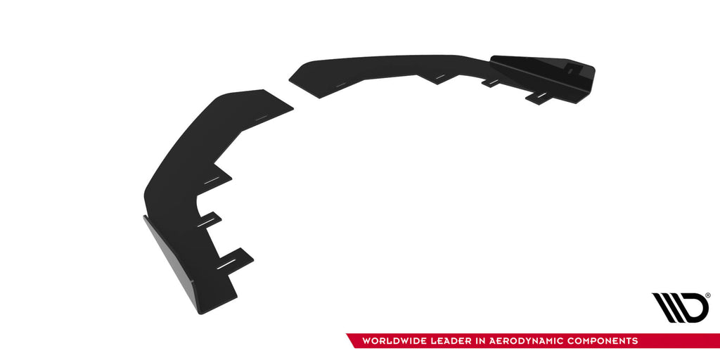 Maxton Design Flaps VW Golf GTI / GTE / R-Line Mk8 Facelift schwarz Hochglanz für Volkswagen Golf Mk8 Facelift