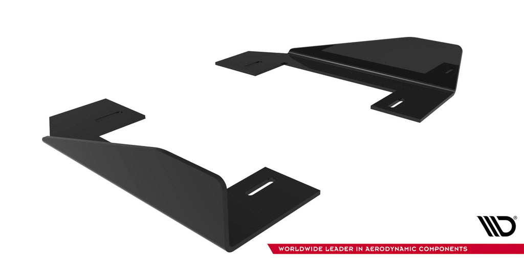Maxton Design Seitenschweller Flaps passend für BMW 2 / M235i Gran Coupe M-Paket F74 schwarz Hochglanz