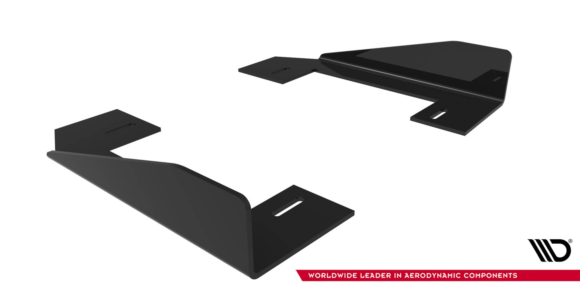 Maxton Design Seitenschweller Flaps passend für BMW 2 / M235i Gran Coupe M-Paket F74 schwarz Hochglanz