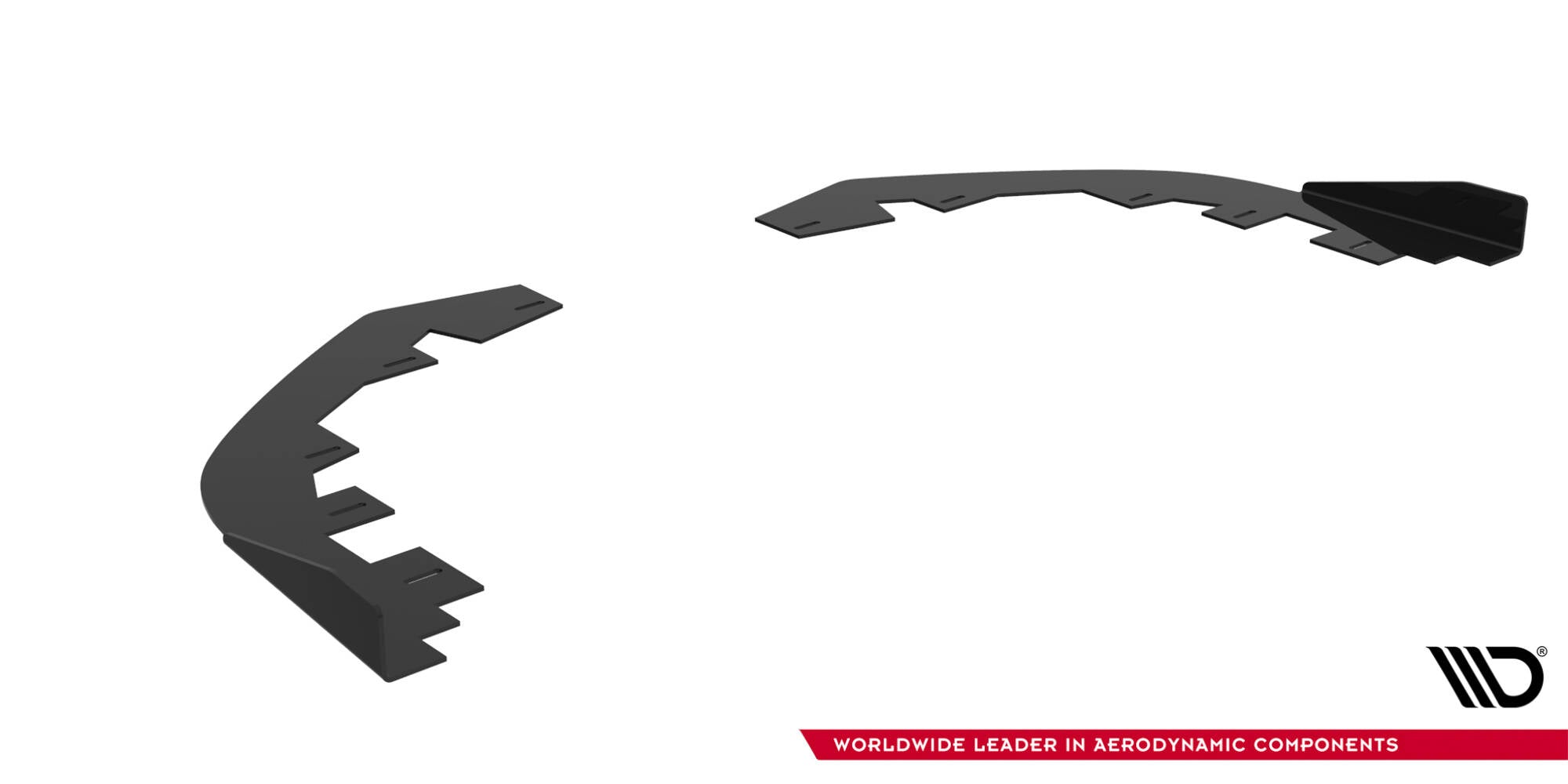 Maxton Design Front Stoßstange Flaps passend für Flaps Subaru Impreza WRX STI Mk3 Facelift schwarz Hochglanz