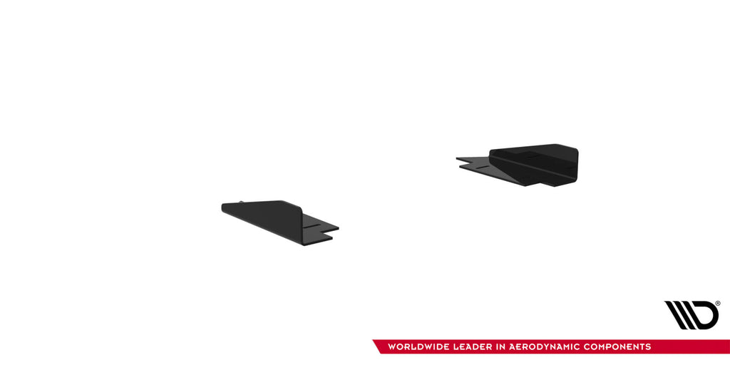 Maxton Design Seitenschweller Flaps passend für Subaru Impreza WRX STI Mk3 Facelift schwarz Hochglanz