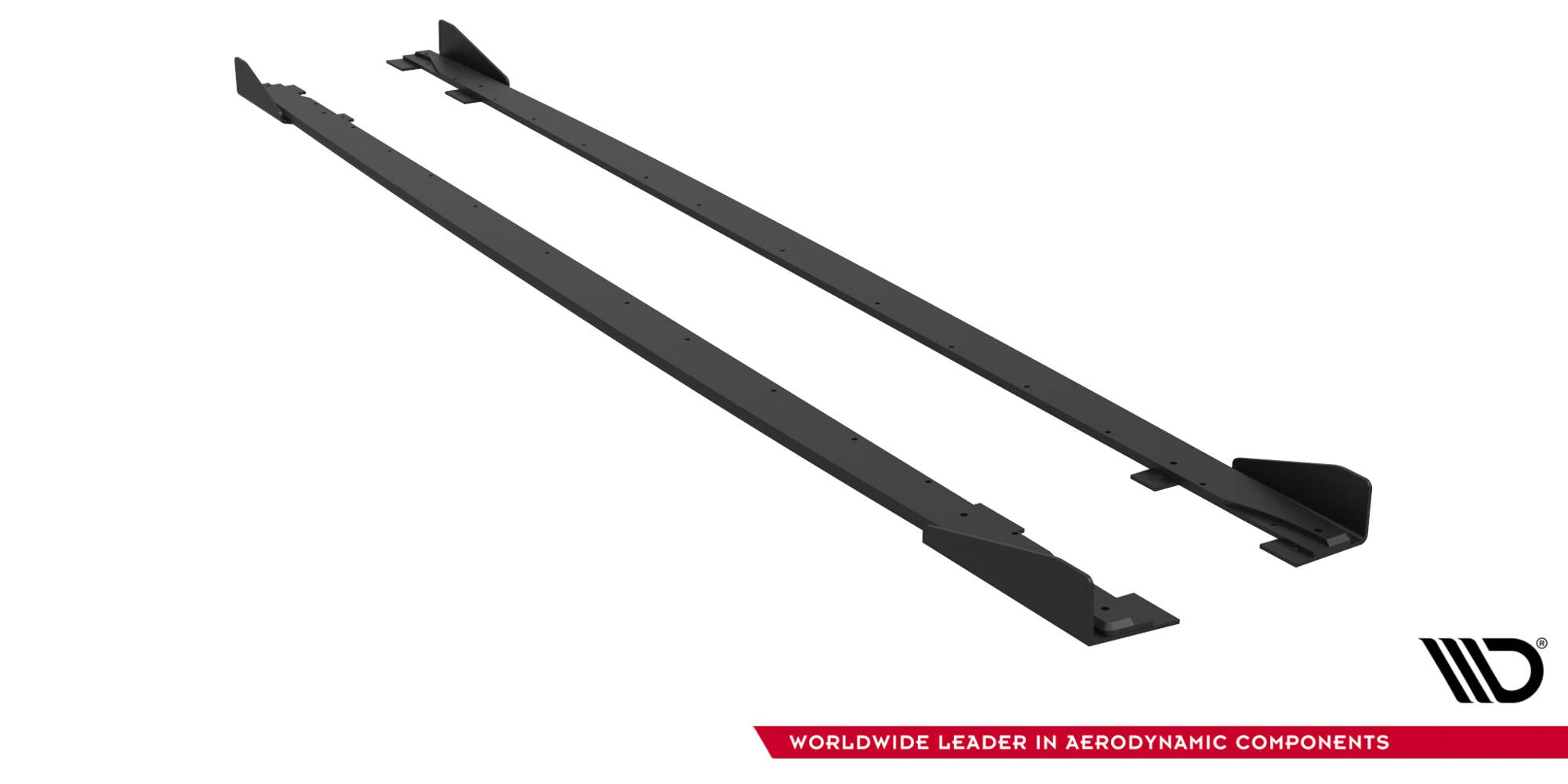 Maxton Design Street Pro Street+ Seitenschweller Leisten + Flaps passend für Audi RS5 Sportback F5 schwarz Hochglanz