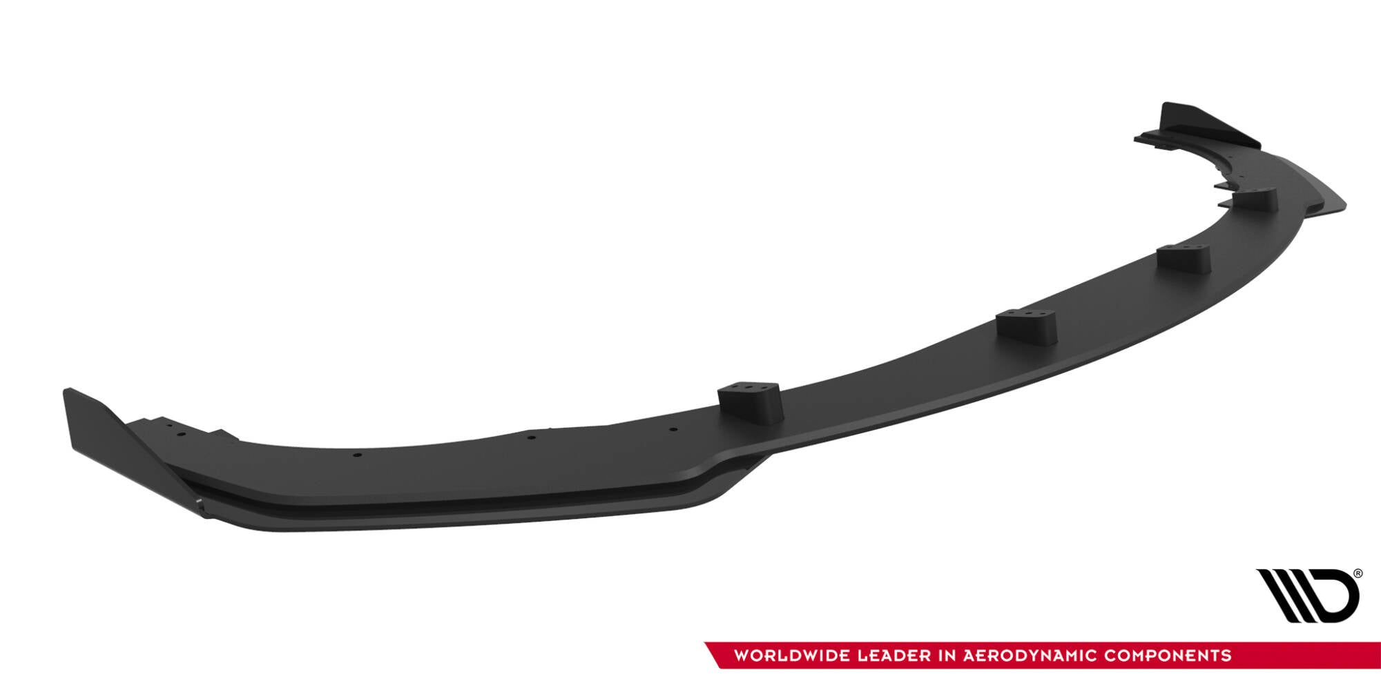 Maxton Design Street Pro Street+ Spoilerlippe Front Ansatz + Flaps passend für Mercedes-AMG CLE 53 C236 schwarz Hochglanz