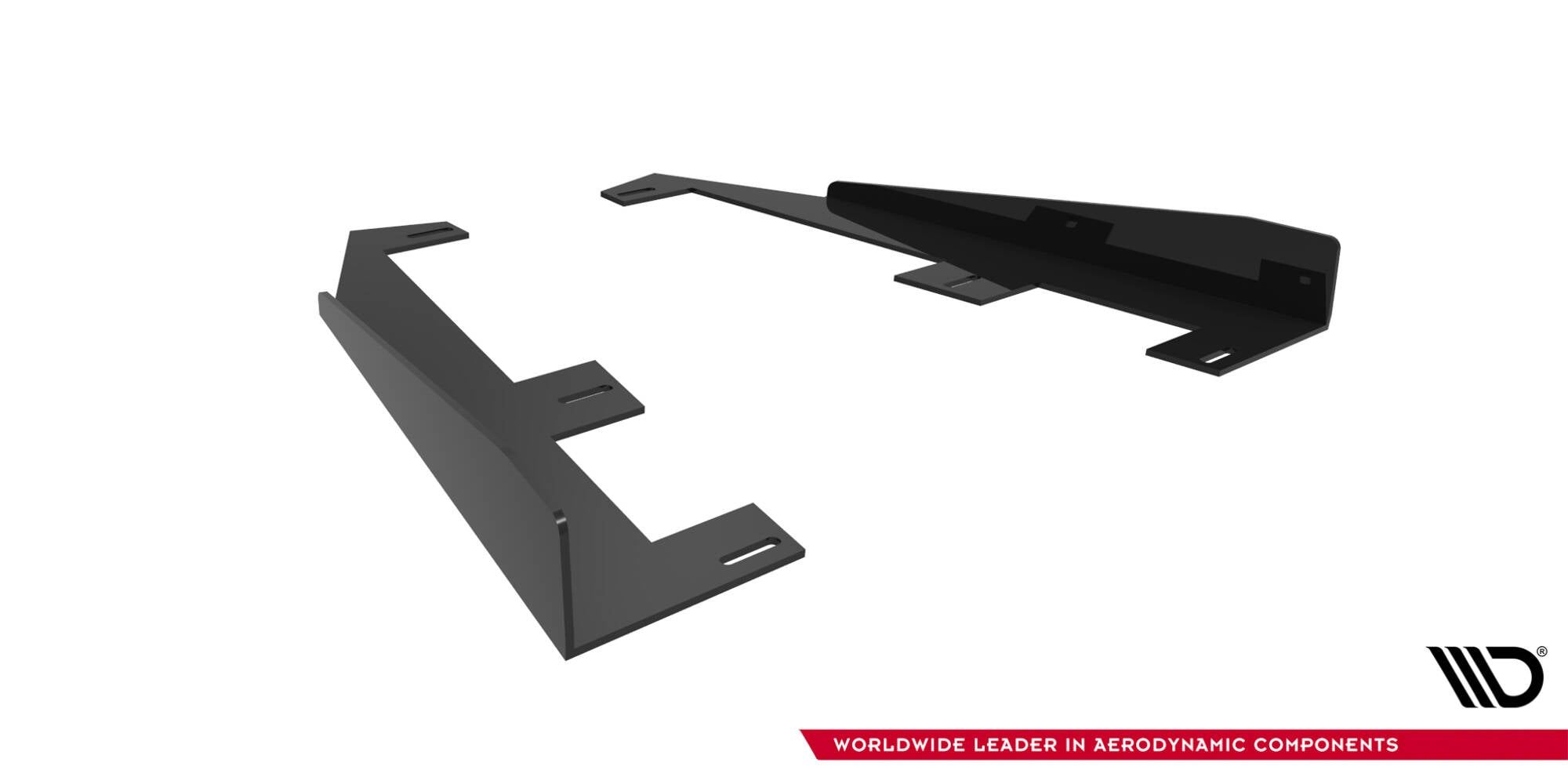 Maxton Design Hintere Seiten Flaps passend für Mercedes-AMG CLE 53 C236 schwarz Hochglanz