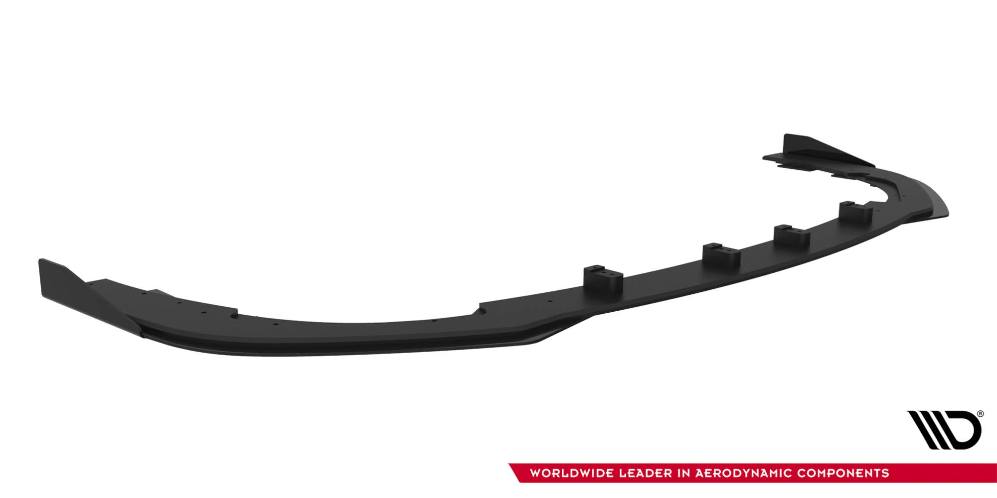 Maxton Design Street Pro Street+ Spoilerlippe Front Ansatz + Flaps passend für Subaru Impreza WRX STI Mk3 Facelift schwarz Hochglanz