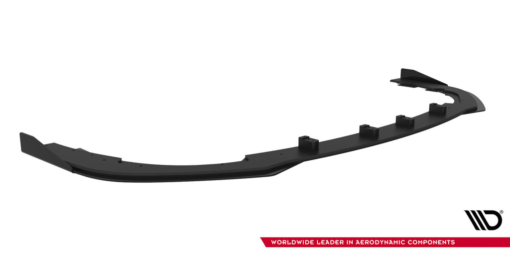 Maxton Design Street Pro Street+ Spoilerlippe Front Ansatz + Flaps passend für Subaru Impreza WRX STI Mk3 Facelift schwarz Hochglanz