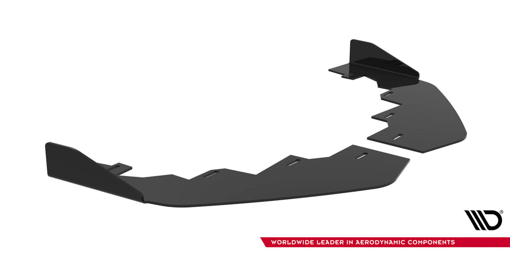 Maxton Design Front Stoßstange Flaps passend für Flaps Mercedes-AMG CLE 53 C236 schwarz Hochglanz
