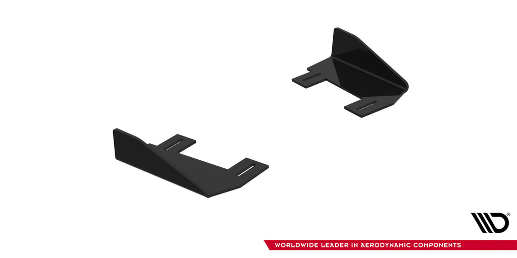 Maxton Design Hintere Seiten Flaps passend für Subaru Impreza WRX STI Mk3 Facelift schwarz Hochglanz